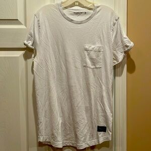 A&F soft white mens tee